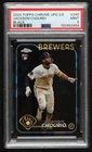 2024 Topps Chrome Update Sapphire Black 3/10 Jackson Chourio PSA 9 Rookie RC
