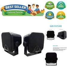 Heavy Duty 4-Inch Waterproof Speakers - Unmatched Performance for All Vehicles