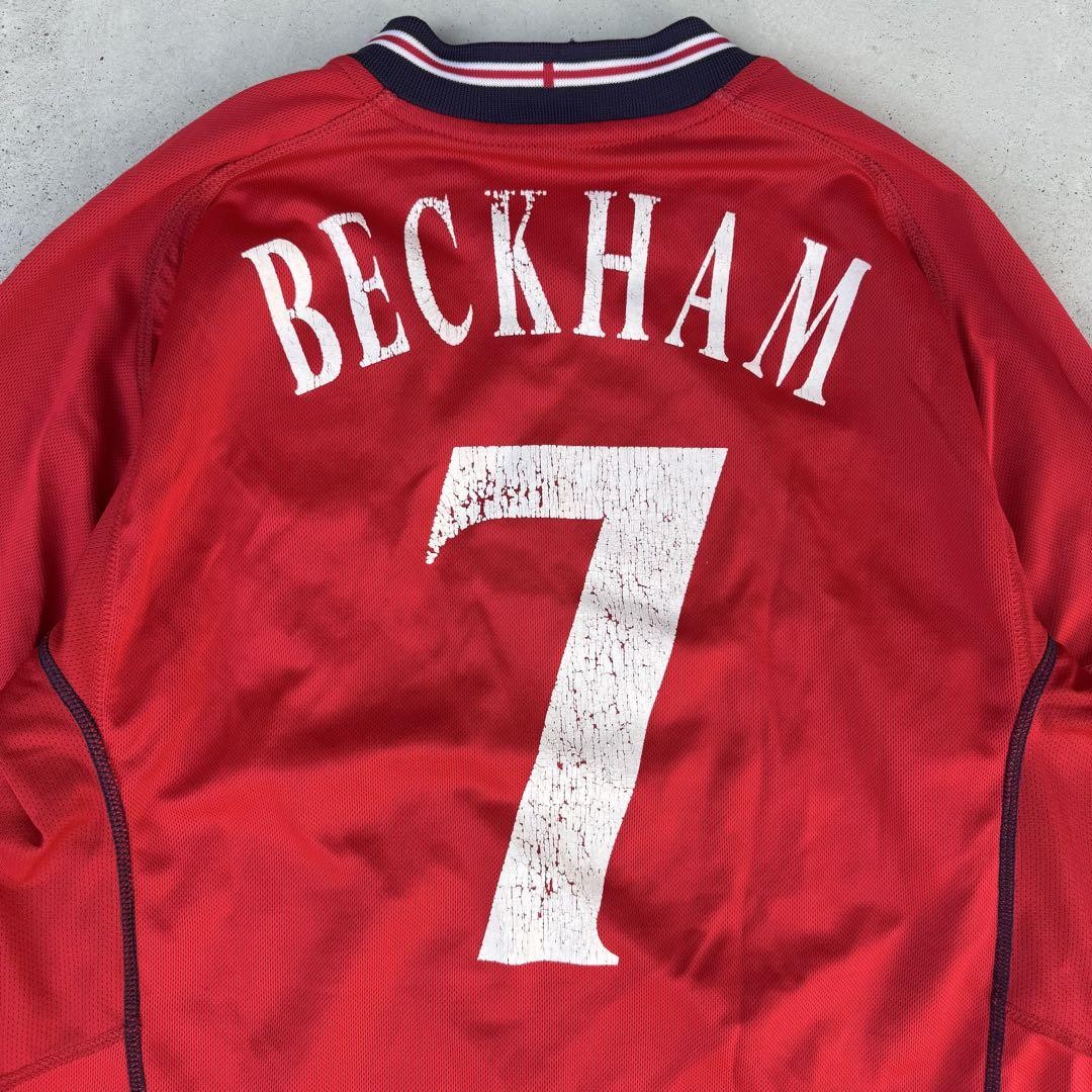 Umbro イングランド代表 BECKHAM 7 シャツ BNWT 01-03 Umbro England away L/S shirt Beckham #7】 | eBay