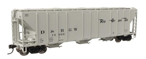 49410 Walthers HO 50' Pullman-Standard PS2-CD 4427 3-Bay Covered Hopper D&RGW | Zustand: New
