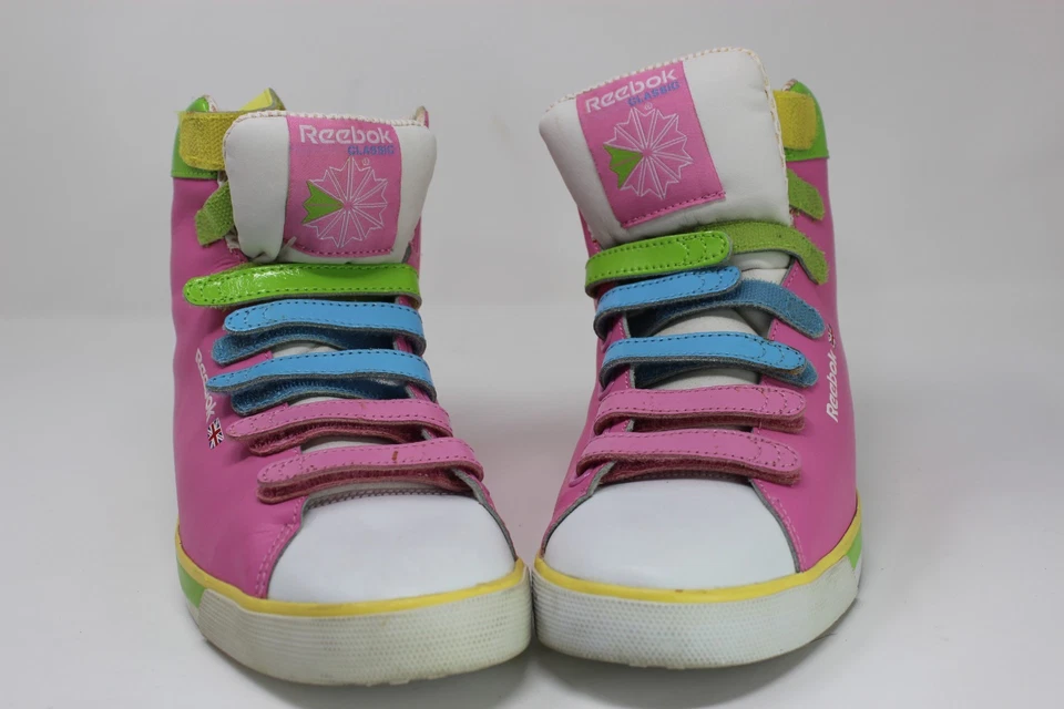 Correa pastel Reebok Remix Hi-Tops 2009 US9 mujer rara de colección UK6,5 EU40. Foto 2 de 4