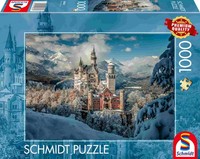 1000 Teile Schmidt Spiele Puzzle Winterliches Schloss Neuschwanstein 58068