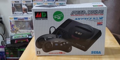 SEGA Mega Drive Mini Japanese Version Ultimate Bundle Offical Mini Tower & Case