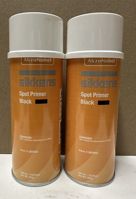 #ad 2PK AkzoNobel Sikkens Spotprimer Black PN 390982 400ml 354g $35.99