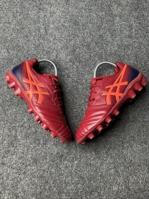 Mens Soccer Cleats Asics Ultrezza AI HG Red FG Firm Ground, Size US 5