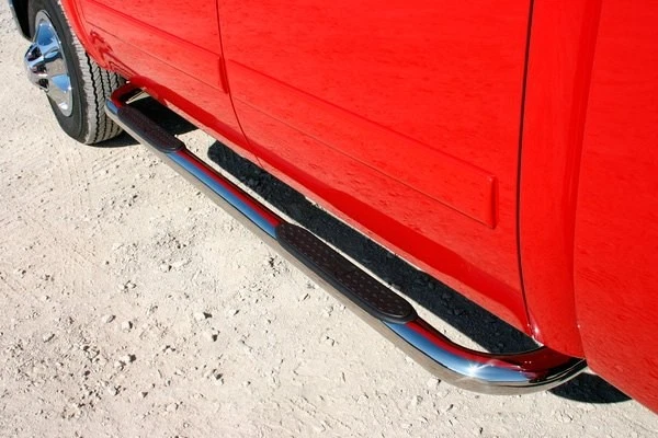 For Ford F-250 Super Duty 17-18 3" Cab Length Polished Round Tube Steps Foto 4 de 4