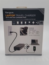 Targus Laptop Travel Charger With USB Fast Charging Port APM32US