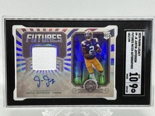 Justin Jefferson Patch Auto 102/199 2020 Panini Legacy Futures #FP-JE SGC 10/9