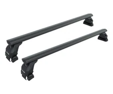 For Suzuki Equator 2008-2012 Roof Rack Cross Bars Normal Roof Alu Black