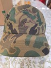 Vintage Ducks Unlimited Camo Green Camouflage Snapback Hat Cap — photo 1