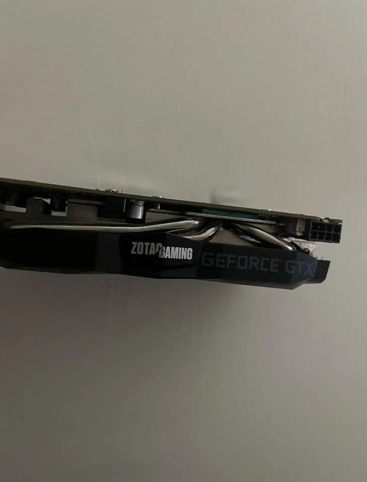 Probado BUENO ZOTAC GeForce GTX 1660 Doble Ventilador 6GB RAM Tarjeta Gráfica de Video GPU Foto 3 de 4