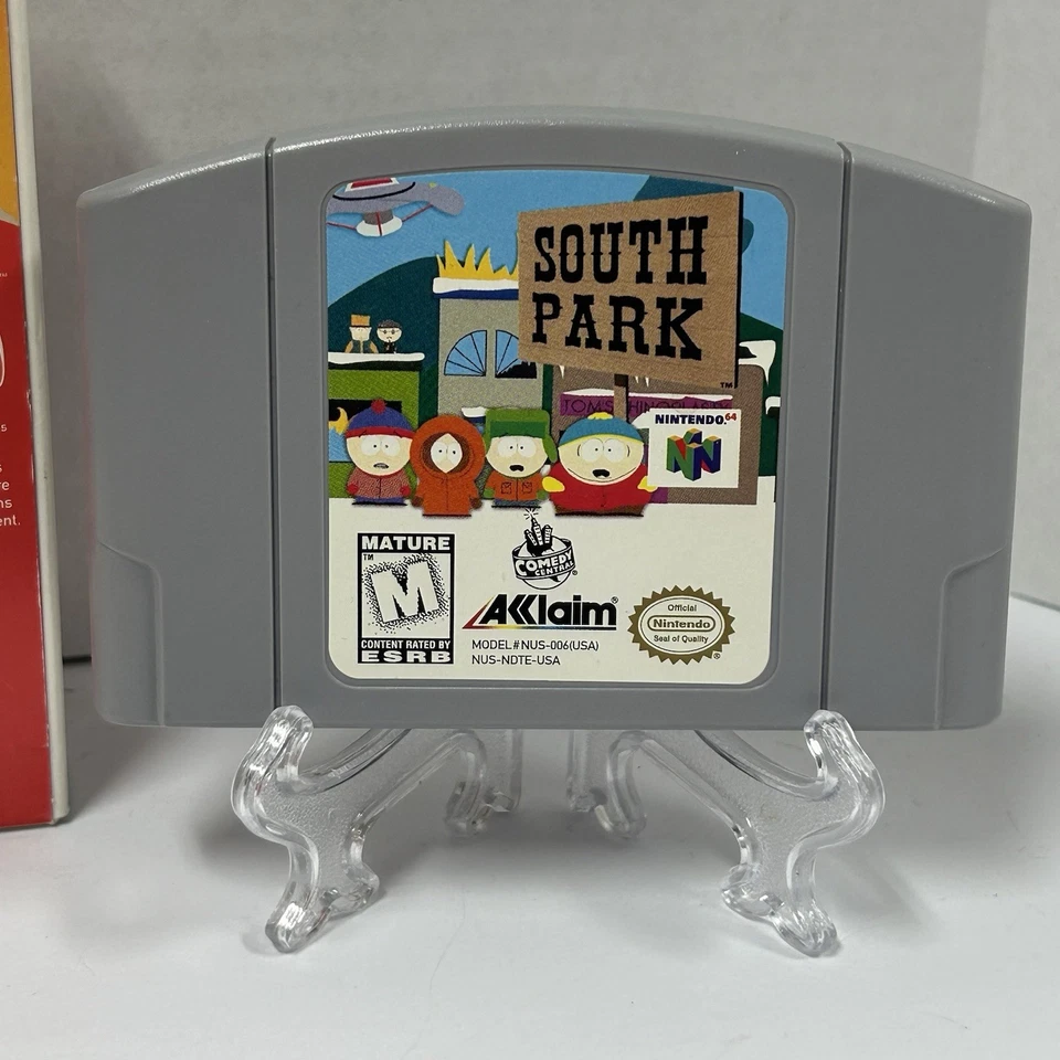 South Park (Nintendo 64, 1998) CIB 100% Complete In Box - Authentic Tested NICE! - Image 2 of 4
