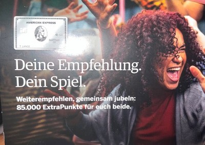 AMEX Platinum MR Freunde empfehlen/ Ich zahle Ihnen Geld
