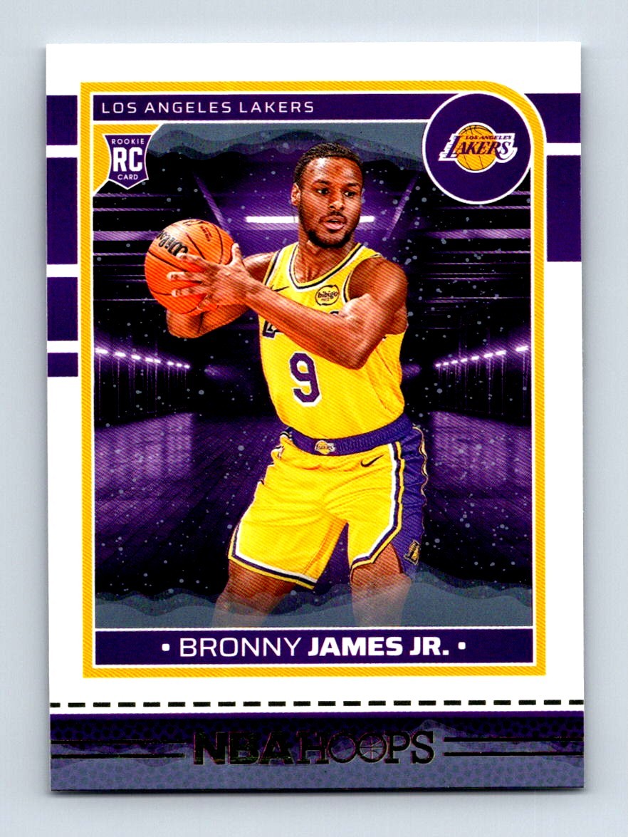 #280 2024-25 Hoops WINTER Bronny James Jr. RC Los Angeles Lakers
