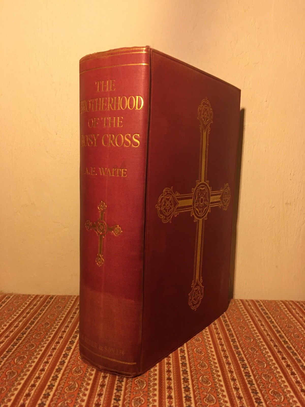 Brotherhood Of The Rosy Cross ~ Waite OCCULT ROSICRUCIAN ALCHEMY KABBALAH 1ST
