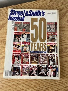 1990 Street & Smith's Baseball 50 Years plug 1990 Previews - Collector's Edition
