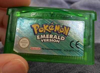 Pokemon: Smaragd Version - Europäische Version - ORIGINAL - Neue Batterie - PAL