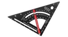 7 Inch Carpenter Square 80° Adjustable Combination Triangle Ruler Rafter Square