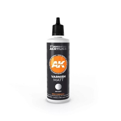AK Interactive AK11237 - Matt Varnish 100 ml 3rd Generation - Neu
