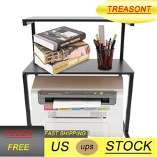 3 Tier Iron Printer Stand Desk Shelf Storage Home/Office/Computer Organizer US