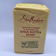 SHEA MOISTURE Manuka Honey & Mafura Oil Shea Butter Bar Soap 8oz 