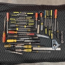 Lrg Stanley Made In Usa Lot 48 Pcs Screwdrivers Rasps Sockets Nail Puller Etc Lrg Stanley Made In Usa Lot 48 Pcs Screwdrivers Rasps Sockets Nail Puller Etc