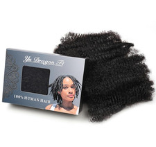 Afro Kinkys Bulk Human Hair 16 inch for Dreadlock Extensions Repair Loc Twist Br