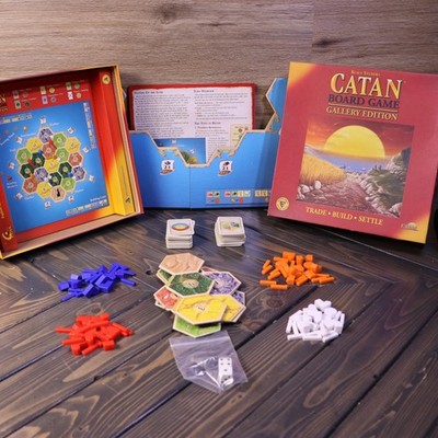 Catan Board Game Gallery Edition Mayfair Games Trade Build Settle Complete