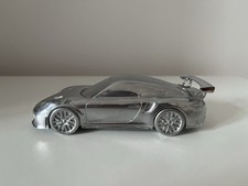 RAR Porsche 911 991.2 GT2 RS Briefbeschwerer Paperweight Alu Chrom Ohne No Box