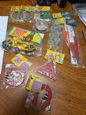 12 VTG Dime Store Novelty Toys Lot Hong Kong 10 Cent Store Boardwalk Prizes