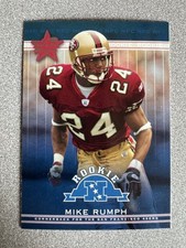 2002 Leaf Rookies & Stars Mike Rumph Rookie Card #244 San Francisco 49ers. rookie card picture