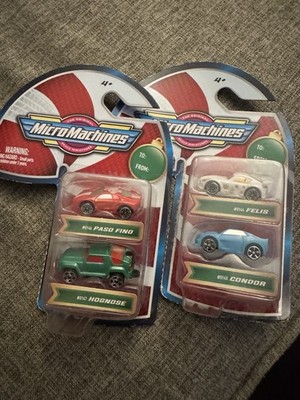 Micro Machines 4 mini cars TARGET Exclusive Candy Cane Christmas holiday 2 pack