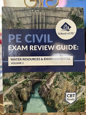   PE Civil Exam Review Guide   Water Resources & Environmental (1&2-Volume Set)