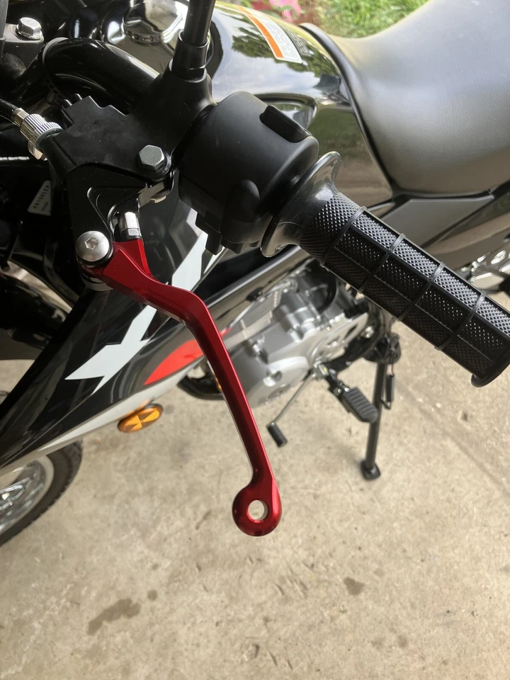 CNC Pivot Brake Clutch Levers For HONDA XR650L XR 650L XR650 L 1993-2024 Red - Image 4 of 4
