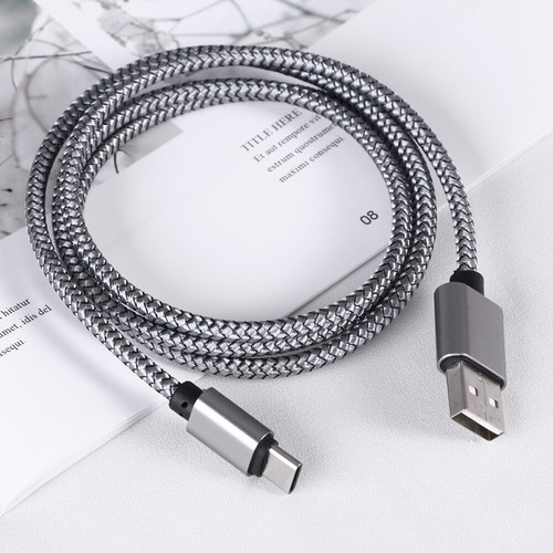 Cable Nylon 1M 2.0A USB-C Quick Charger Fast Data and - 第 8/40 張圖片