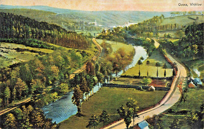 County Wicklow Irland UK~Vale Of Ovaca~1905 Hely's POSTKARTE