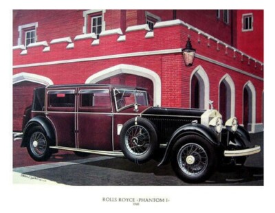 Print Rolls-Royce model  Phantom I  1928 by Bruno Sacco
