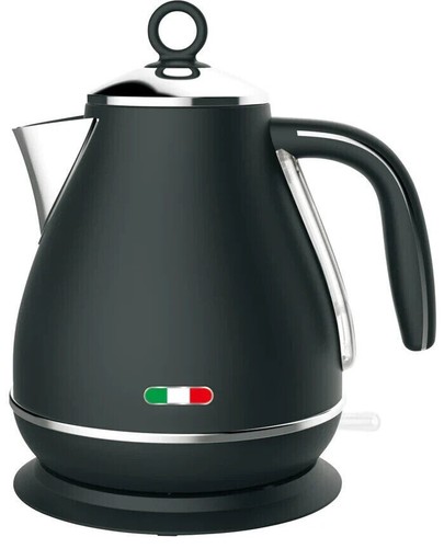 Vintage Electric Kettle & 2 Slice Toaster SET Combo Deal Stainless Steel Black - Picture 9 of 23