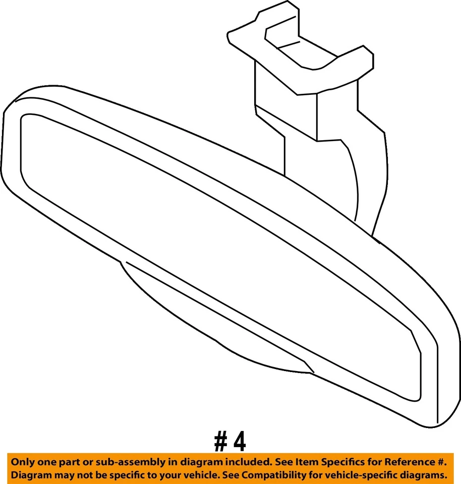 Espejo retrovisor interior delantero central usado se adapta a: Kia Cadenza 2015 con d automático Foto 4 de 4