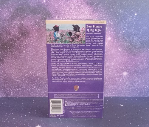 The Color Purple VHS 1985 Drama Oprah Winfrey Whoopi Goldberg 91 Release SEALED - Picture 2 of 8