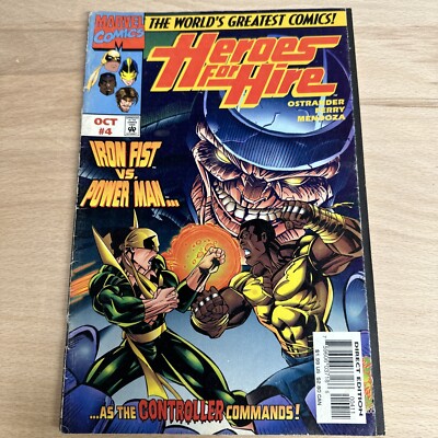 Heroes For Hire Issue 4 ''First Print''  - 1997 Power Man, Iron Fist