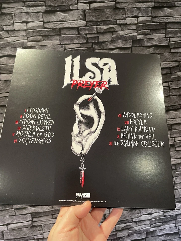 Ilsa - Preyer Vinyl - Limited Edition Of 200 White Black Blood Red Merge MINT - Image 3 of 4