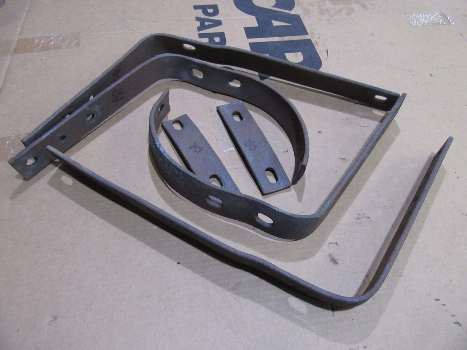1956 Ford Fairlane Mainline rear bumper to frame mounting bracket set