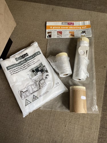 Deco Style 6 Piece Tarp And Masking Set for covering furniture - 第 1/5 張圖片