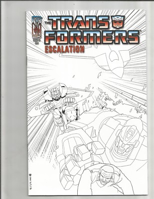Transformers Escalation 6 (2006)   SKETCH VARIANT!!  HIGH GRADE COPIES!!!