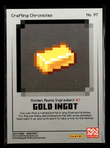 2024 Panini Minecraft - White Base Cards #1-#221 - Updated 7/2 - Picture 195 of 443
