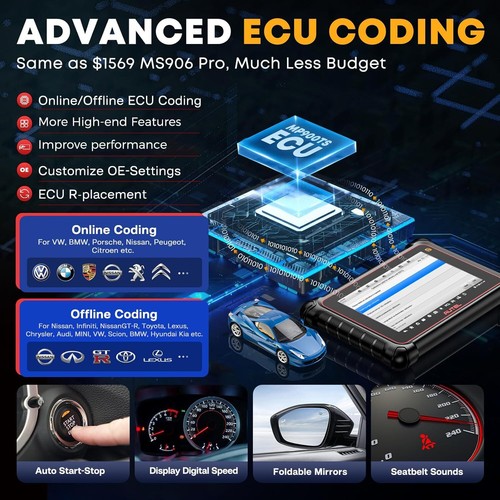 2025 Autel MaxiPRO MP900-TS Diagnostic Scanner TPMS Programming Upgraded MS906TS - Picture 8 of 18