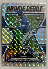 2022 Panini Mosaic Rookie Debut Green Reactive Prizm Otto Lopez #RD-8 Blue Jays