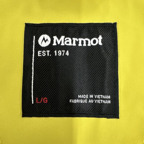 NWT Men’s Sz L Marmot Refuge Hooded Ski Jacket. Yellow/Green. Powder Skirt. - Picture 10 of 15