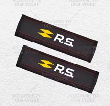 Renault RS Sport PU Leather Seatbelt Shoulder Cover Pads Interior Clio Megane